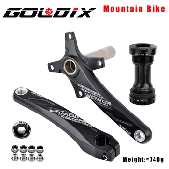 GOLDIX 104BCD Geniş ve Dar Diş Bisiklet Parçaları Aynakol 170/175mm Yuvarlak/Oval Zincirleri 32 T/34 T/36 T/38 T MTB