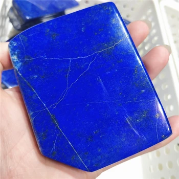 Hakiki Lapis Lazuli Cilalı Serbest Palm Kristaller Doğal Manevi Şifa Çakra Taş Devri Dekoratif Kayalar Toptancı Toplu