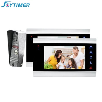 Joytimer Video Interkom Monitör Video Kapı Zili İle 1200TVL Hava Açık Kamera Desteği tek tuşla Kilidini, Hareket Algılama