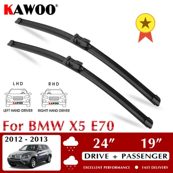 KAWOO Silecek araba sileceği Bıçak Bıçakları BMW X5 E70 2012-2013 Windshield Cam Yıkama 24