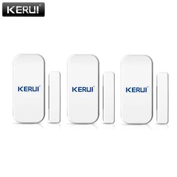 KERUI 433 mhz Kablosuz Kapı Pencere Sensörü Açık Dedektörü GSM PSTN Ev Alarm Sistemi Ev Güvenlik Sesli Hırsız Akıllı Alarm Sistemi