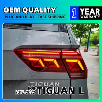 Kuyruk Lambası VW Tiguan 2017-2022 İçin LED park lambaları Sis Farları Gündüz Farları DRL Tuning Tiguan L Araba Aksesuarları