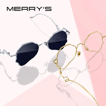 MERRYS tasarım Kadınlar Lüks Marka Kelebek Güneş Gözlüğü Bayanlar Moda Trend güneş gözlüğü UV400 Koruma S6304