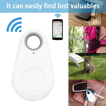 Mini Moda Akıllı Köpek Evcil BT 4.0 GPS Izci anti-kayıp Alarm Etiketi Kablosuz Çocuk Çantası cüzdan bulucu Bulucu Bulucu Sıcak Satış