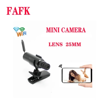Mini wifi HD 1080 p P2P onvif CCTV Uzaktan gözetim Teleskop kamera El Feneri kaydedici lens 25mm TF kart depolama