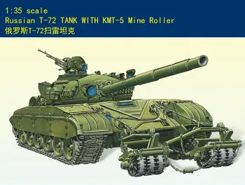MİNİHobby 80112 1/35 Elektrikli Rus T-72 TANKI KMT-5 Maden Silindiri model seti