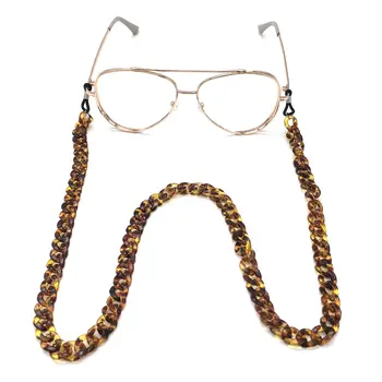 Moda Amber Akrilik Güneş Gözlüğü Zinciri Kadınlar İçin Kordon okuma gözlüğü Zincirleri Kordon Tutucu Boyun Askısı Halat Gözlük Aksesuarları