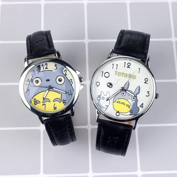 Moda Totoro Desen Severler Kadın Saatler Yüksek Kaliteli deri kayışlı kol saati Bayanlar İzle Kızlar Saat relogio kadınsı