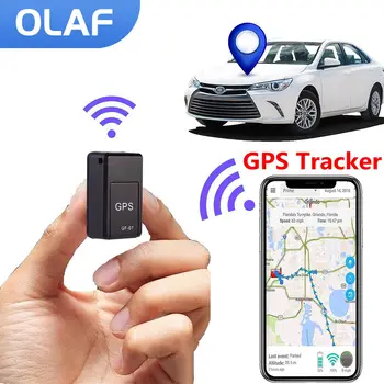 Olaf GPS İzci Araba Gerçek Zamanlı İzleme Anti-Hırsızlık Kayıt İzleme Cihazı Evcil Köpek Çocuk Araç Bulucu Mini Araba GPS izci