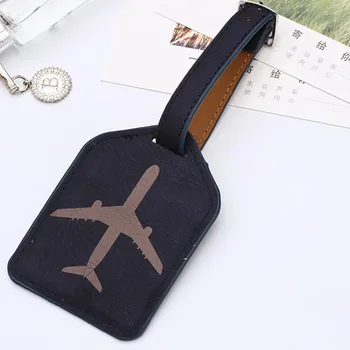 Satış Deri Bavul Bagaj Etiketi Etiket Çanta Kolye Çanta Taşınabilir Seyahat Aksesuarları Adı KIMLIK Adres Etiketleri LT02B