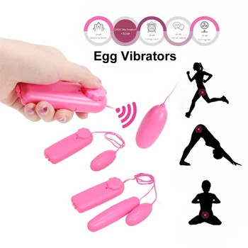 Seks Oyuncakları Vibratore Yumurta Uzaktan Kumanda Masturbator Kadın Klitoris Stimülatörü kurşun vibratör Vajina Sıkı Egzersiz Masaj Yapay Penis