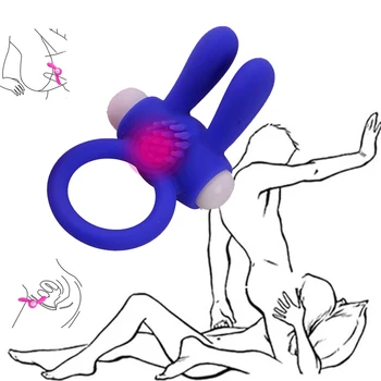Silikon Vibratör Horoz Kilit Halkası Klitoral Stimülatörü Seks Oyuncakları Erkekler İçin Gecikmeli Boşalma Ürünleri Yetişkinler İçin Yüzükler Erkekler İçin Seks Oyuncak