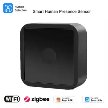 Tuya Zigbee WiFi PIR İnsan Varlığı Sensörü Wifi Hareket Sensörü Akıllı insan Vücudu Varlığı Dedektörü Ev Alarm Güvenlik Sistemi