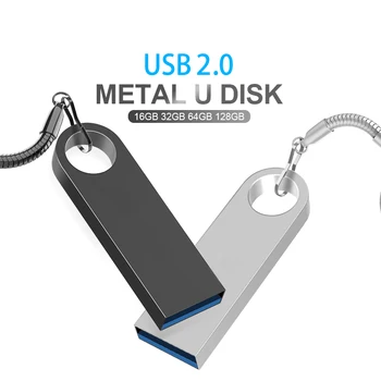 USB 2.0 Pendrive USB flash sürücü 128 GB 64 GB 32 GB 16 GB 8 GB çubuk kalem bellek 8 GB 16 GB 32 GB 64 GB 128 GB USB flash sürücü 2.0 Su Geçirmez