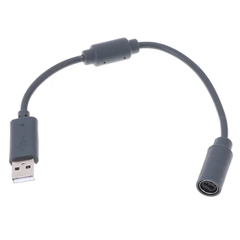 Xbox 360 Gri 23cm için Kablolu Denetleyici USB Ayrılıkçı Adaptör Kablosu kablosu