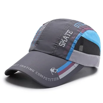 Yeni Yaz Quickdrying Beyzbol Şapkası Erkek Kadın Nefes Snapback Spor Açık Balıkçılık Bisiklet Dağcılık Güneş Şapka Kemik A143