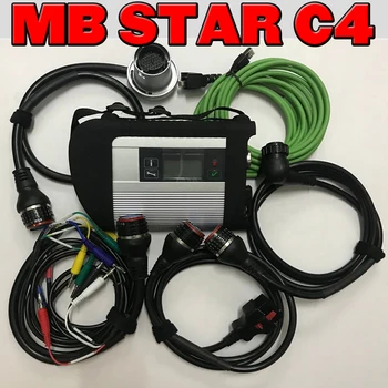 Yeni Yüksek Kalite MB Yıldız C4 arayüzü SD Bağlan Yıldız Tanı DAS Sistemi Kompakt 4 Çoklayıcı İçin Bens Diag Aracı