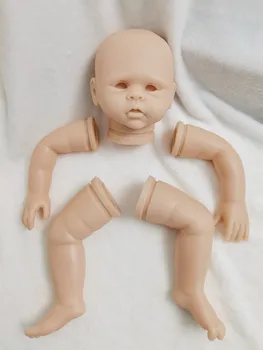 Yeniden doğmuş Kiti 20 İnç Yeniden Doğmuş Bebek Vinil Bebek Kiti Boyasız Demonte Bitmemiş Bebek Parçaları DIY Boş Yeniden Doğmuş bebek Kiti Oyuncak Çocuk