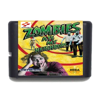 Zombies Yedik Benim Komşular NTSC-ABD 16 bitlik MD Oyun Kartı Için Sega Mega Sürücü Genesis