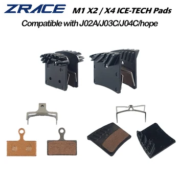 ZRACE M1 X2 / X4 Bisiklet disk fren Balataları Hidrolik Disk Buz Teknolojisi için fit J02A / J03C / J04C / Umut Bakır bazlı Seramik Fren Balataları